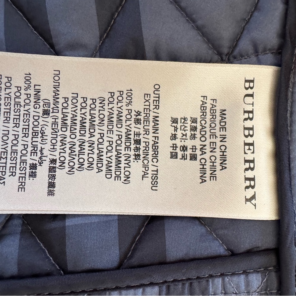 Burberry Brit Quilted Gray Women's Jacket - Picture 9 of 10